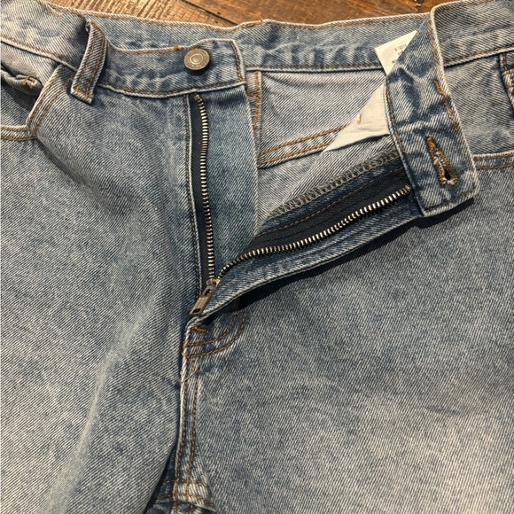 Brandy Melville Blue High-Waisted Jean Shorts - Picture 6 of 8
